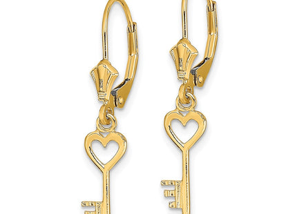14k Yellow Gold Earrings Style TF1797 - Classique Jewelry Inc.