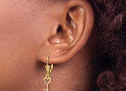 14k Yellow Gold Earrings Style TF1797 - Classique Jewelry Inc.