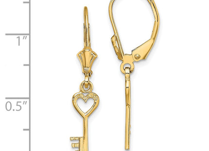 14k Yellow Gold Earrings Style TF1797 - Classique Jewelry Inc.