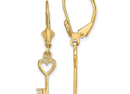 14k Yellow Gold Earrings Style TF1797 - Classique Jewelry Inc.