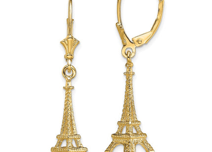 14k Yellow Gold Earrings Style TF1798 - Classique Jewelry Inc.