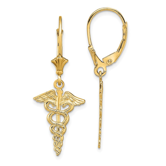 14k Yellow Gold Earrings Style TF1800 - Classique Jewelry Inc.