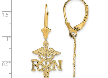 14k Yellow Gold Earrings Style TF1801 - Classique Jewelry Inc.