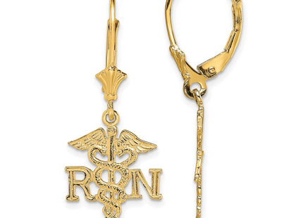 14k Yellow Gold Earrings Style TF1801 - Classique Jewelry Inc.