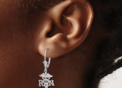 14k White Gold Earrings Style TF1801W - Classique Jewelry Inc.