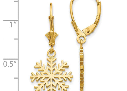 14k Yellow Gold Earrings Style TF1802 - Classique Jewelry Inc.