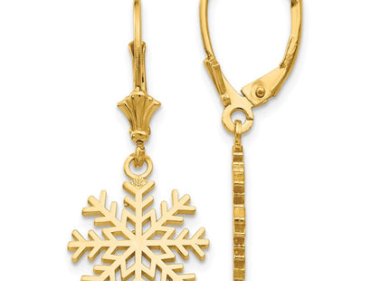 14k Yellow Gold Earrings Style TF1802 - Classique Jewelry Inc.