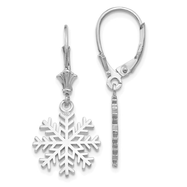 14k White Gold Earrings Style TF1802W - Classique Jewelry Inc.