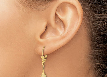 14k Yellow Gold Earrings Style TF1803 - Classique Jewelry Inc.