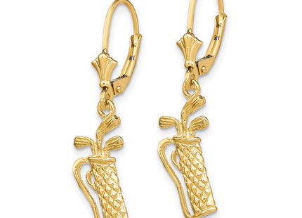 14k Yellow Gold Earrings Style TF1804 - Classique Jewelry Inc.