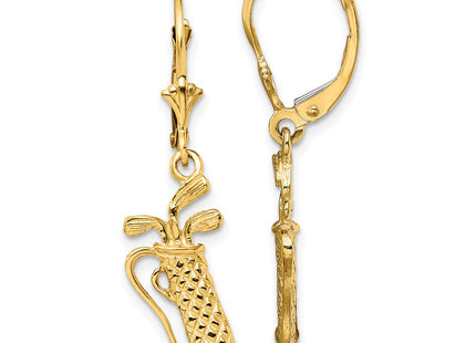 14k Yellow Gold Earrings Style TF1804 - Classique Jewelry Inc.