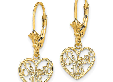 14k Yellow Gold Earrings Style TF1805 - Classique Jewelry Inc.