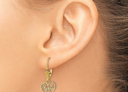 14k Yellow Gold Earrings Style TF1805 - Classique Jewelry Inc.