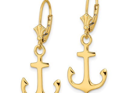 14k Yellow Gold Earrings Style TF1806 - Classique Jewelry Inc.