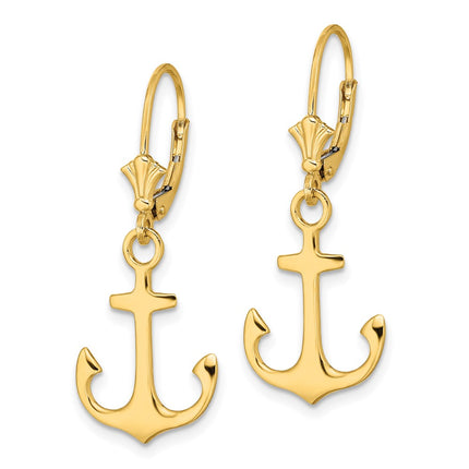14k Yellow Gold Earrings Style TF1806 - Classique Jewelry Inc.