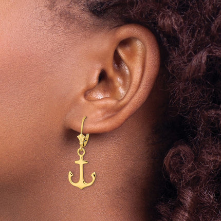 14k Yellow Gold Earrings Style TF1806 - Classique Jewelry Inc.