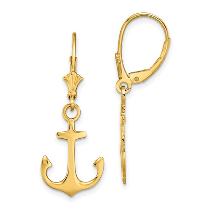 14k Yellow Gold Earrings Style TF1806 - Classique Jewelry Inc.
