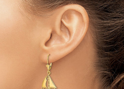 14k Yellow Gold Earrings Style TF1808 - Classique Jewelry Inc.