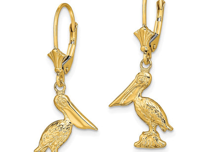 14k Yellow Gold Earrings Style TF1810 - Classique Jewelry Inc.
