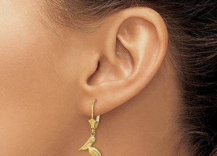 14k Yellow Gold Earrings Style TF1810 - Classique Jewelry Inc.