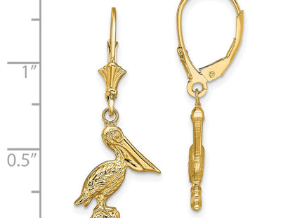 14k Yellow Gold Earrings Style TF1810 - Classique Jewelry Inc.