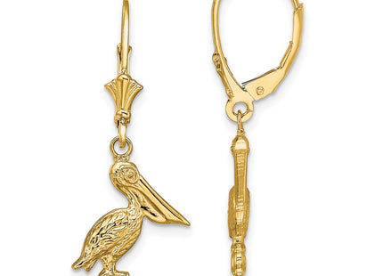 14k Yellow Gold Earrings Style TF1810 - Classique Jewelry Inc.