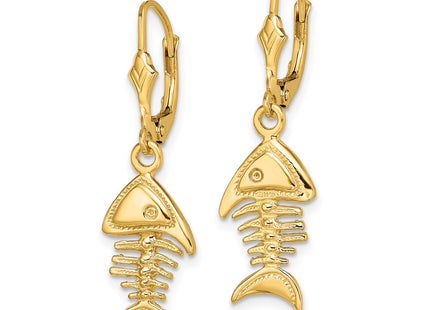 14k Yellow Gold Earrings Style TF1812 - Classique Jewelry Inc.