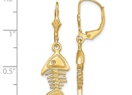 14k Yellow Gold Earrings Style TF1812 - Classique Jewelry Inc.