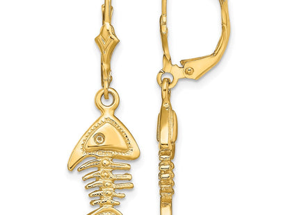 14k Yellow Gold Earrings Style TF1812 - Classique Jewelry Inc.