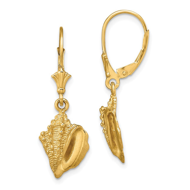 14k Yellow Gold Earrings Style TF1815 - Classique Jewelry Inc.