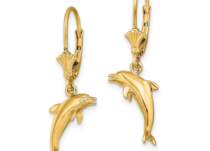 14k Yellow Gold Earrings Style TF1818 - Classique Jewelry Inc.