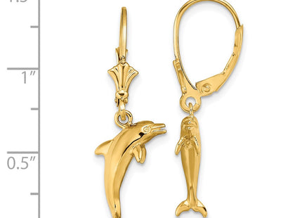 14k Yellow Gold Earrings Style TF1818 - Classique Jewelry Inc.