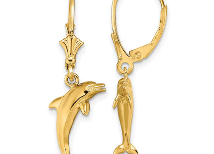 14k Yellow Gold Earrings Style TF1818 - Classique Jewelry Inc.