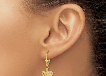 14k Yellow Gold Earrings Style TF1819 - Classique Jewelry Inc.