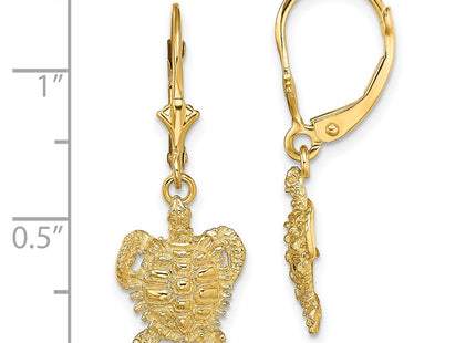 14k Yellow Gold Earrings Style TF1819 - Classique Jewelry Inc.