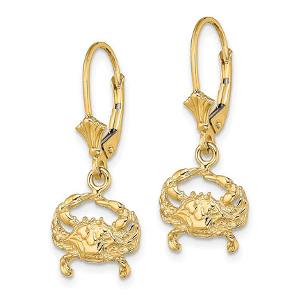14k Yellow Gold Earrings Style TF1820 - Classique Jewelry Inc.