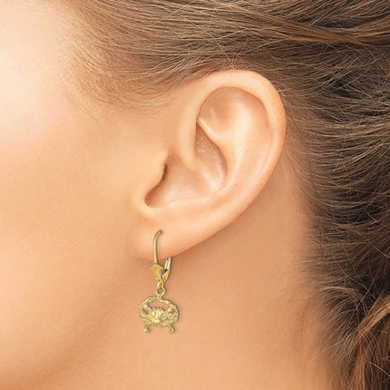 14k Yellow Gold Earrings Style TF1820 - Classique Jewelry Inc.