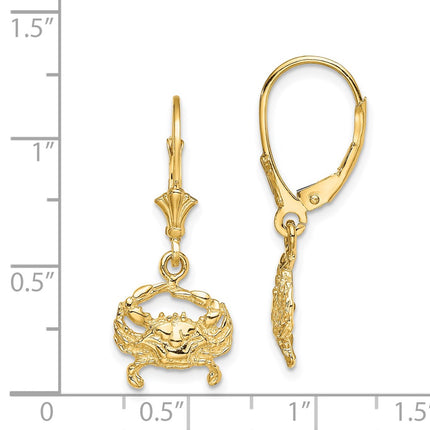 14k Yellow Gold Earrings Style TF1820 - Classique Jewelry Inc.