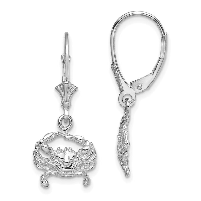 14k White Gold Earrings Style TF1820W - Classique Jewelry Inc.
