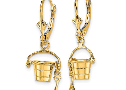 14k Yellow Gold Earrings Style TF1823 - Classique Jewelry Inc.