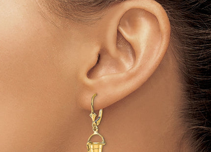 14k Yellow Gold Earrings Style TF1823 - Classique Jewelry Inc.