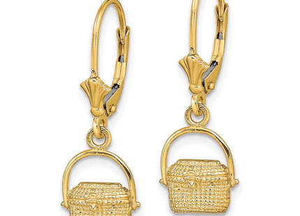 14k Yellow Gold Earrings Style TF1824 - Classique Jewelry Inc.