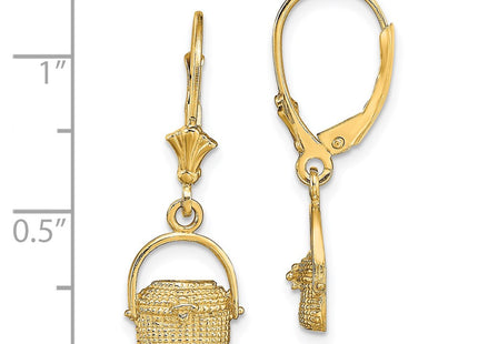 14k Yellow Gold Earrings Style TF1824 - Classique Jewelry Inc.