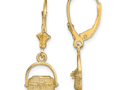 14k Yellow Gold Earrings Style TF1824 - Classique Jewelry Inc.
