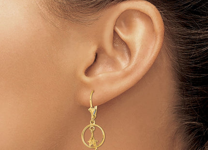 14k Yellow Gold Earrings Style TF1827 - Classique Jewelry Inc.