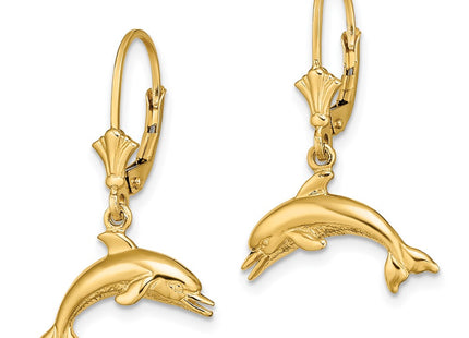 14k Yellow Gold Earrings Style TF1828 - Classique Jewelry Inc.