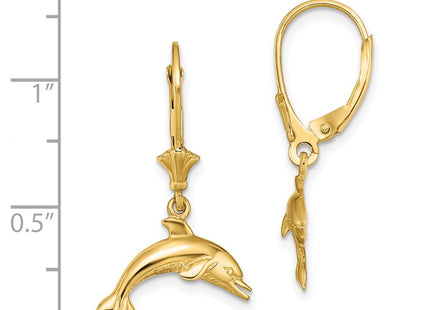 14k Yellow Gold Earrings Style TF1828 - Classique Jewelry Inc.