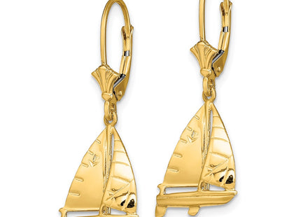 14k Yellow Gold Earrings Style TF1832 - Classique Jewelry Inc.