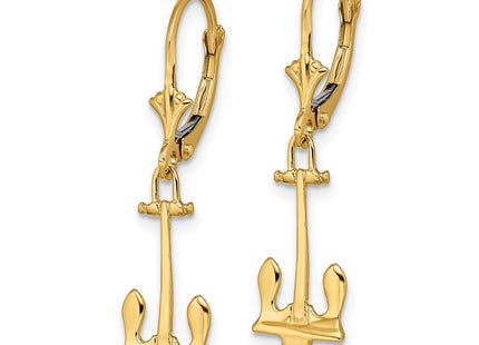 14k Yellow Gold Earrings Style TF1833 - Classique Jewelry Inc.