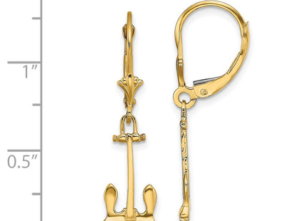 14k Yellow Gold Earrings Style TF1833 - Classique Jewelry Inc.